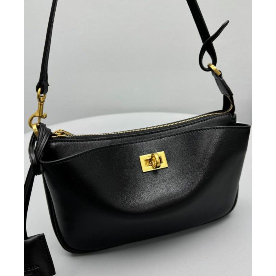 Riproduzione Fedele Balenciaga Rodeo Sling Pochette Nero imitazioni