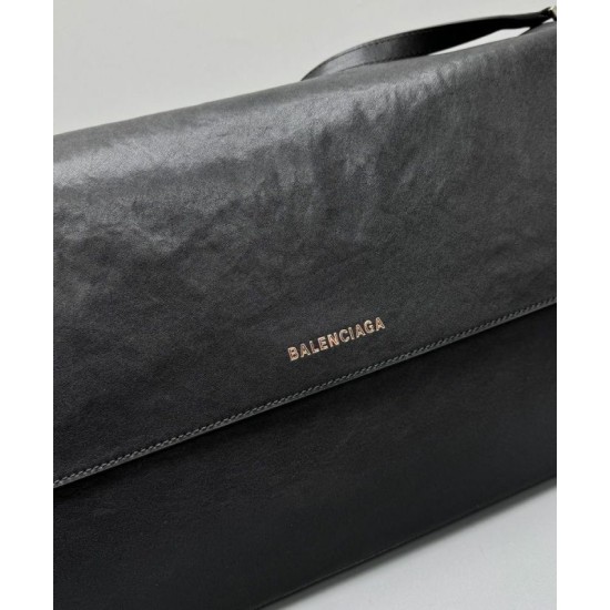 Replica Balenciaga Grungy Medium Messenger Bag Nero Riproduzione Fedele Balenciaga Grungy Medium Messenger Bag Nero imitazioni