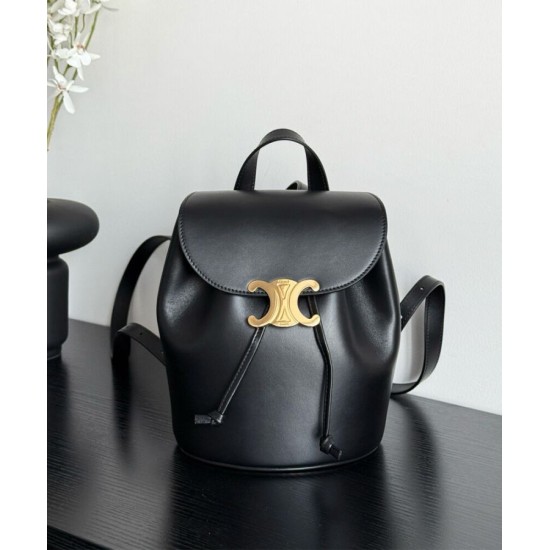 Replica Zaino Celine Celine Bonnie Pelle di vitello liscia Nero Riproduzione Fedele Zaino Celine Celine Bonnie Pelle di vitello liscia Nero imitazioni