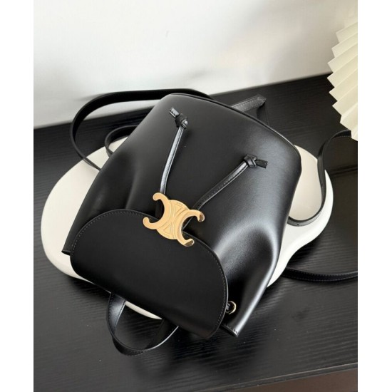 Replica Zaino Celine Celine Bonnie Pelle di vitello liscia Nero Riproduzione Fedele Zaino Celine Celine Bonnie Pelle di vitello liscia Nero imitazioni