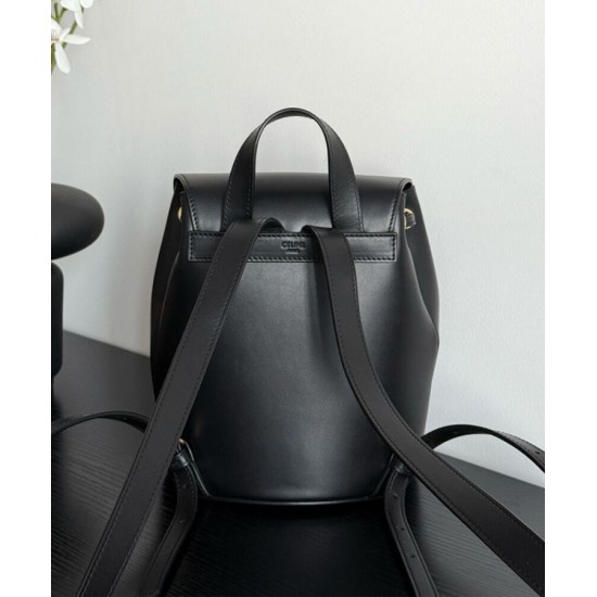 Replica Zaino Celine Celine Bonnie Pelle di vitello liscia Nero Riproduzione Fedele Zaino Celine Celine Bonnie Pelle di vitello liscia Nero imitazioni