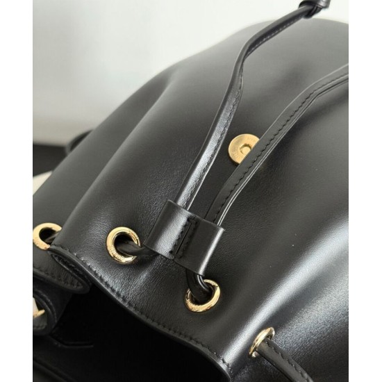 Replica Zaino Celine Celine Bonnie Pelle di vitello liscia Nero Riproduzione Fedele Zaino Celine Celine Bonnie Pelle di vitello liscia Nero imitazioni