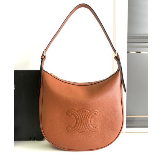 Replica Borsa Celine Heloise Supple Pelle di vitello color caffè Riproduzione Fedele Borsa Celine Heloise Supple Pelle di vitello color caffè imitazioni