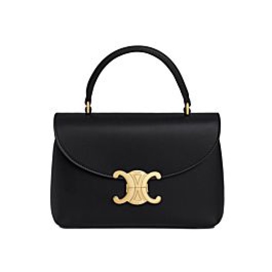 Replica Borsa Celine Teen Nino Shiny Vitello Nero Riproduzione Fedele Borsa Celine Teen Nino Shiny Vitello Nero imitazioni