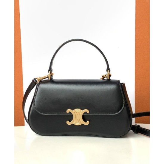 Replica borse griffate Celine Teen Celine Lola Shiny Nero Riproduzione Fedele Imitazioni borse griffate Celine Teen Celine Lola Shiny Nero imitazioni