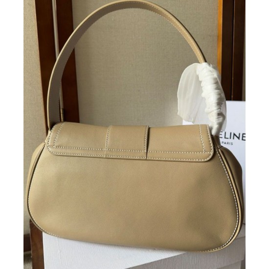 Replica Celine Imitazioni borse griffate Polly media Pelle di vitello morbida cachi Riproduzione Fedele Celine Imitazioni borse griffate Polly media Pelle di vitello morbida cachi imitazioni