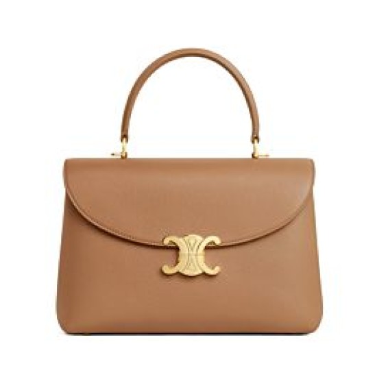 Replica Celine Borsa Nino media Pelle di vitello morbida albicocca Riproduzione Fedele Celine Borsa Nino media Pelle di vitello morbida albicocca imitazioni
