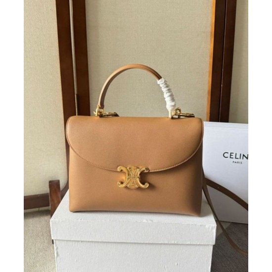 Replica Celine Borsa Nino media Pelle di vitello morbida albicocca Riproduzione Fedele Celine Borsa Nino media Pelle di vitello morbida albicocca imitazioni