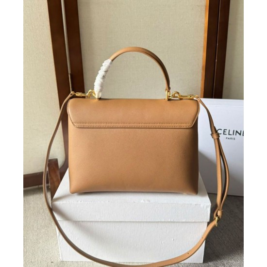 Replica Celine Borsa Nino media Pelle di vitello morbida albicocca Riproduzione Fedele Celine Borsa Nino media Pelle di vitello morbida albicocca imitazioni