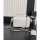 Replica Borsa Chanel Flap con manico superiore AS5317 Crema Riproduzione Fedele replica Chanel Flap con manico superiore AS5317 Crema imitazioni