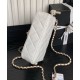 Replica Borsa Chanel Flap con manico superiore AS5317 Crema Riproduzione Fedele replica Chanel Flap con manico superiore AS5317 Crema imitazioni