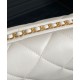 Replica Borsa Chanel Flap con manico superiore AS5317 Crema Riproduzione Fedele replica Chanel Flap con manico superiore AS5317 Crema imitazioni