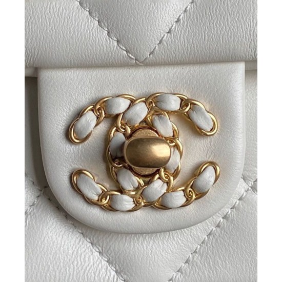 Replica Borsa Chanel Flap con manico superiore AS5317 Crema Riproduzione Fedele replica Chanel Flap con manico superiore AS5317 Crema imitazioni