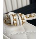 Replica Borsa Chanel Flap con manico superiore AS5317 Crema Riproduzione Fedele replica Chanel Flap con manico superiore AS5317 Crema imitazioni