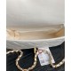 Replica Borsa Chanel Flap con manico superiore AS5317 Crema Riproduzione Fedele replica Chanel Flap con manico superiore AS5317 Crema imitazioni