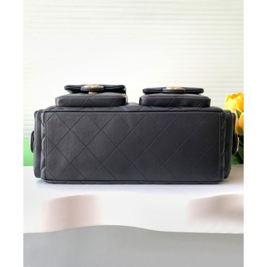 Replica Borsa Chanel Maxi Hobo AS5302 Nero Riproduzione Fedele Borsa Chanel Maxi Hobo AS5302 Nero imitazioni