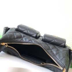 Replica Borsa Chanel Maxi Hobo AS5302 Nero Riproduzione Fedele Borsa Chanel Maxi Hobo AS5302 Nero imitazioni