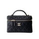 Replica Chanel Long Vanity con catena AP4407 Nero Riproduzione Fedele Chanel Long Vanity con catena AP4407 Nero imitazioni