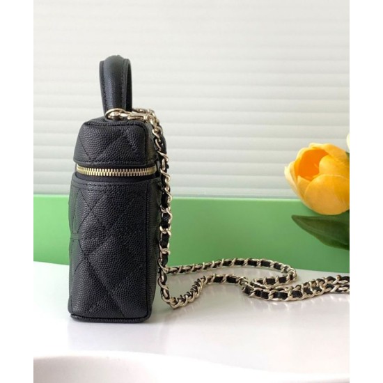 Replica Chanel Long Vanity con catena AP4407 Nero Riproduzione Fedele Chanel Long Vanity con catena AP4407 Nero imitazioni