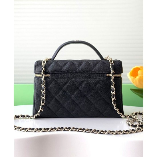 Replica Chanel Long Vanity con catena AP4407 Nero Riproduzione Fedele Chanel Long Vanity con catena AP4407 Nero imitazioni