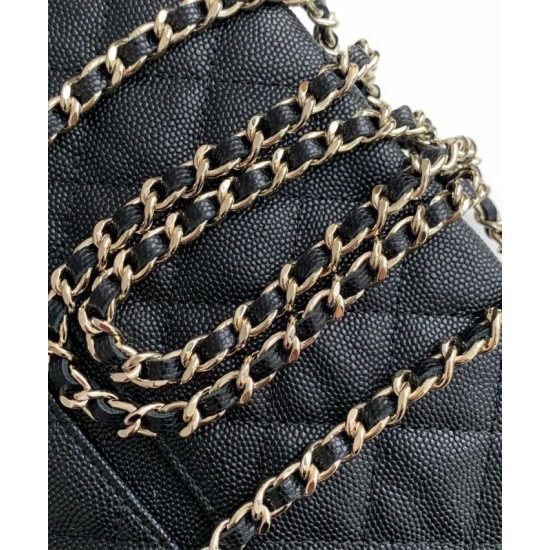 Replica Chanel Long Vanity con catena AP4407 Nero Riproduzione Fedele Chanel Long Vanity con catena AP4407 Nero imitazioni