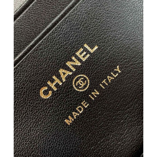 Replica Chanel Long Vanity con catena AP4407 Nero Riproduzione Fedele Chanel Long Vanity con catena AP4407 Nero imitazioni