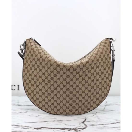Replica Borsa a tracolla grande Gucci B 800194 Caffè Riproduzione Fedele Borsa a tracolla grande Gucci B 800194 Caffè imitazioni