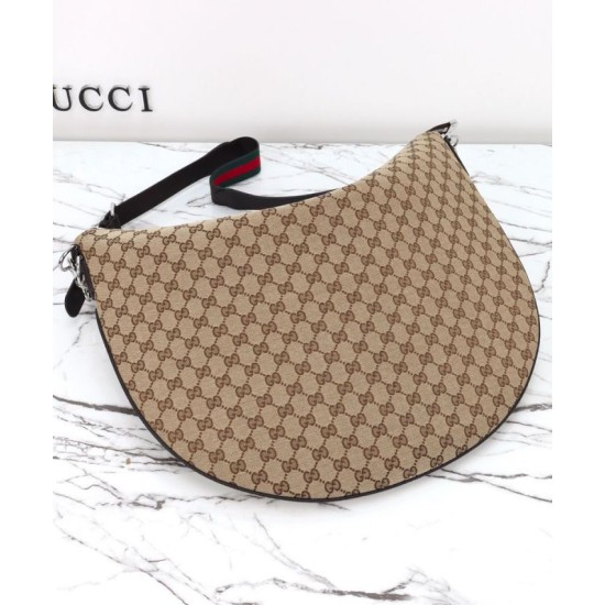 Replica Borsa a tracolla grande Gucci B 800194 Caffè Riproduzione Fedele Borsa a tracolla grande Gucci B 800194 Caffè imitazioni