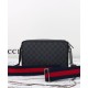 Riproduzione Fedele Borsa a tracolla media Gucci GG 822072 Nero imitazioni