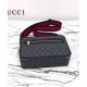 Riproduzione Fedele Borsa a tracolla media Gucci GG 822072 Nero imitazioni