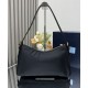 Replica Borsa a tracolla grande Prada Aimee Re-Nylon con lucchetto 1BC232 Nero Riproduzione Fedele Borsa a tracolla grande Prada Aimee Re-Nylon con lucchetto 1BC232 Nero imitazioni