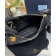 Replica Borsa a tracolla grande Prada Aimee Re-Nylon con lucchetto 1BC232 Nero Riproduzione Fedele Borsa a tracolla grande Prada Aimee Re-Nylon con lucchetto 1BC232 Nero imitazioni