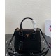 Replica fedele Borse Imitazioni Mini/Media Galleria Saffiano Prada 1BA906 Nero Riproduzione Fedele fedele Borse Imitazioni Mini/Media Galleria Saffiano Prada 1BA906 Nero imitazioni