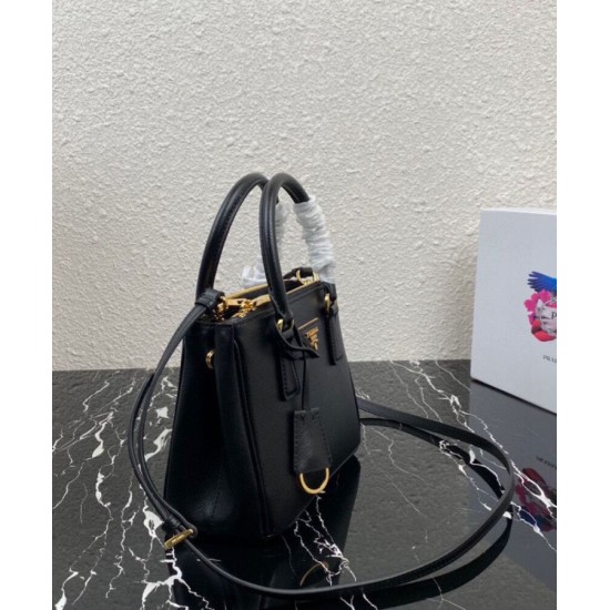 Replica fedele Borse Imitazioni Mini/Media Galleria Saffiano Prada 1BA906 Nero Riproduzione Fedele fedele Borse Imitazioni Mini/Media Galleria Saffiano Prada 1BA906 Nero imitazioni
