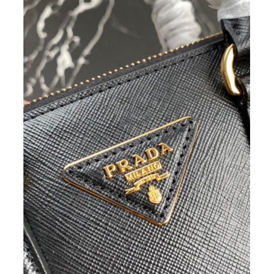 Replica fedele Borse Imitazioni Mini/Media Galleria Saffiano Prada 1BA906 Nero Riproduzione Fedele fedele Borse Imitazioni Mini/Media Galleria Saffiano Prada 1BA906 Nero imitazioni