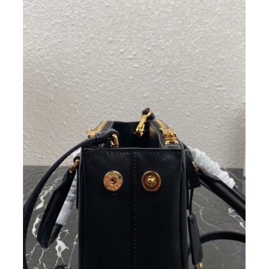 Replica fedele Borse Imitazioni Mini/Media Galleria Saffiano Prada 1BA906 Nero Riproduzione Fedele fedele Borse Imitazioni Mini/Media Galleria Saffiano Prada 1BA906 Nero imitazioni