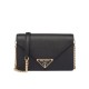 Replica Imitazione Borsa a tracolla in saffiano Prada Nera Riproduzione Fedele Imitazione Borsa a tracolla in saffiano Prada Nera imitazioni