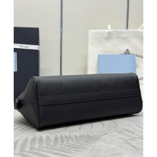 Replica Borsa Prada Media Saffiano 1BG537 Nera Riproduzione Fedele Borsa Prada Media Saffiano 1BG537 Nera imitazioni
