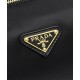 Replica fedele Imitazioni borse griffate media Prada Re-Nylon con manico superiore e lucchetto 1BB127 Nero Riproduzione Fedele fedele Imitazioni borse griffate media Prada Re-Nylon con manico superiore e lucchetto 1BB127 Nero imitazioni