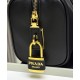 Replica fedele Imitazioni borse griffate media Prada Re-Nylon con manico superiore e lucchetto 1BB127 Nero Riproduzione Fedele fedele Imitazioni borse griffate media Prada Re-Nylon con manico superiore e lucchetto 1BB127 Nero imitazioni