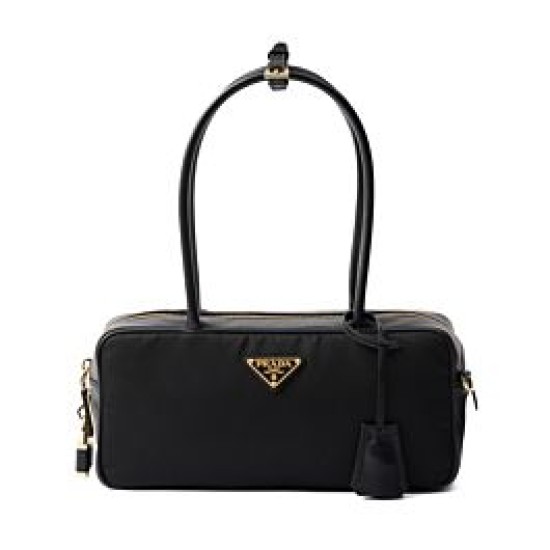 Replica Borsa piccola Prada Re-Nylon con manico superiore e lucchetto 1BB133 Nero Riproduzione Fedele Borsa piccola Prada Re-Nylon con manico superiore e lucchetto 1BB133 Nero imitazioni