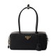 Replica Borsa piccola Prada Re-Nylon con manico superiore e lucchetto 1BB133 Nero Riproduzione Fedele Borsa piccola Prada Re-Nylon con manico superiore e lucchetto 1BB133 Nero imitazioni