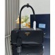 Replica Borsa piccola Prada Re-Nylon con manico superiore e lucchetto 1BB133 Nero Riproduzione Fedele Borsa piccola Prada Re-Nylon con manico superiore e lucchetto 1BB133 Nero imitazioni