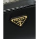 Replica Borsa piccola Prada Re-Nylon con manico superiore e lucchetto 1BB133 Nero Riproduzione Fedele Borsa piccola Prada Re-Nylon con manico superiore e lucchetto 1BB133 Nero imitazioni