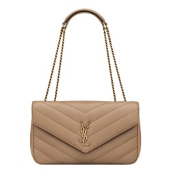 Borse YSL Saint Laurent Loulou Media Matelasse Albicocca