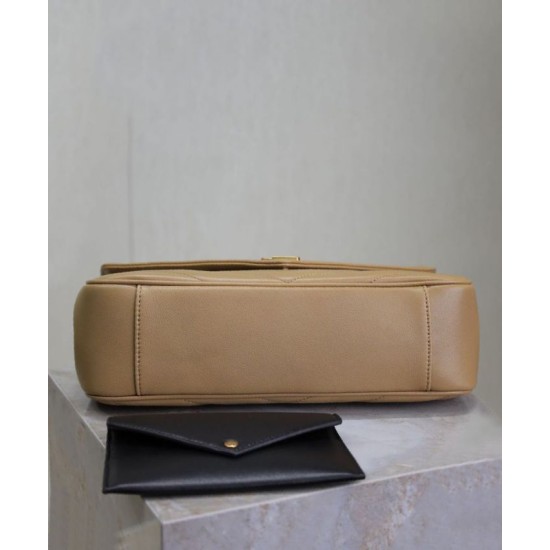 Replica borse griffate YSL Saint Laurent Loulou Media Matelasse Albicocca Riproduzione Fedele Imitazioni borse griffate YSL Saint Laurent Loulou Media Matelasse Albicocca imitazioni