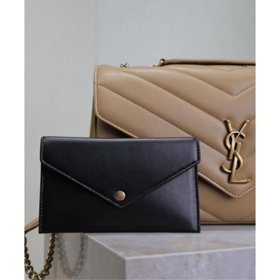 Replica borse griffate YSL Saint Laurent Loulou Media Matelasse Albicocca Riproduzione Fedele Imitazioni borse griffate YSL Saint Laurent Loulou Media Matelasse Albicocca imitazioni