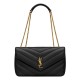 Replica Borsa YSL Saint Laurent Loulou Media Matelasse Nera Riproduzione Fedele Borsa YSL Saint Laurent Loulou Media Matelasse Nera imitazioni