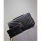 Replica Borsa YSL Saint Laurent Loulou Media Matelasse Nera Riproduzione Fedele Borsa YSL Saint Laurent Loulou Media Matelasse Nera imitazioni