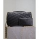 Replica Borsa YSL Saint Laurent Loulou Media Matelasse Nera Riproduzione Fedele Borsa YSL Saint Laurent Loulou Media Matelasse Nera imitazioni